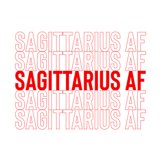 Sagittarius AF zodiac T-Shirt