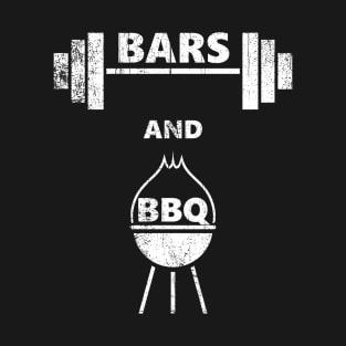Bars And BBQ Workout Barbecue T-Shirt