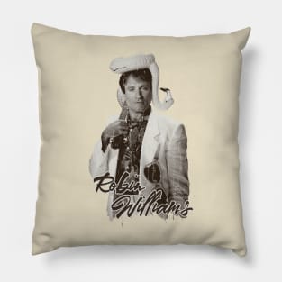 Robin Williams - Vintage Retro Photo Pillow