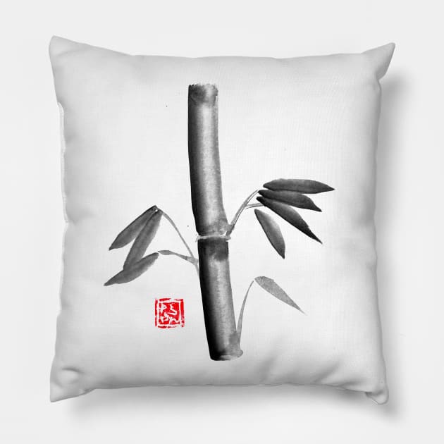 bamboo simple Pillow by pechane