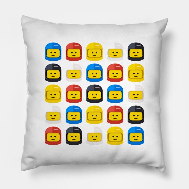 Lego Classic Space Pillow by SilverfireDesign