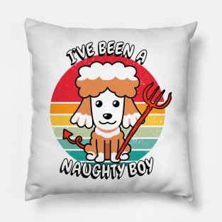 ive been a naughty boy - brown dog Pillow