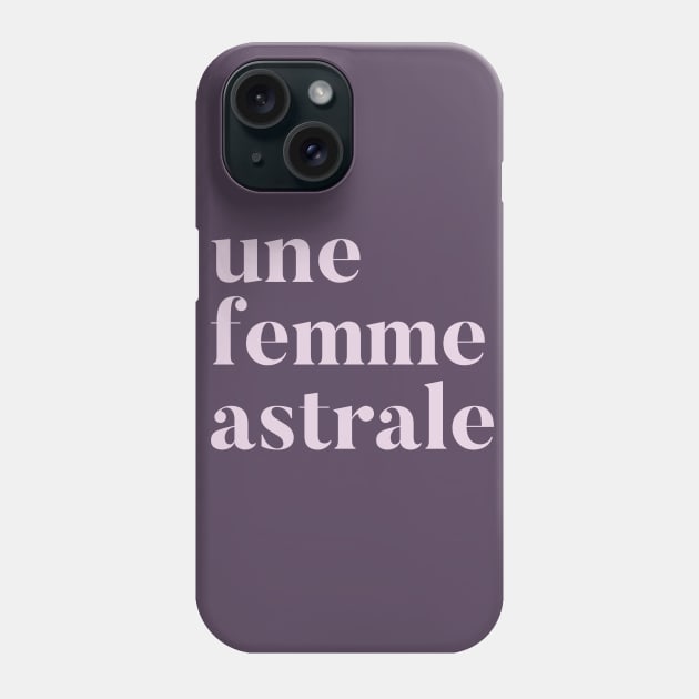 femme astrale pink Phone Case by ninaopina