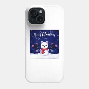 Christmas Kittens Phone Case