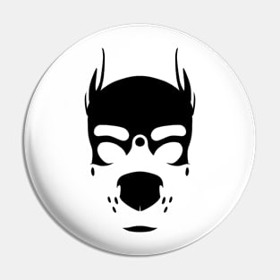 Negative Space Pup Hood Pin