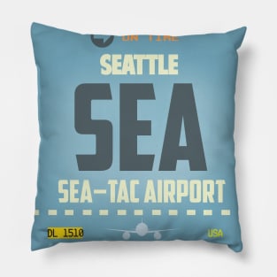 SEA Seattle airport code Pillow