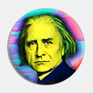 Franz Liszt Colourful Portrait | Franz Liszt Artwork 7 Pin