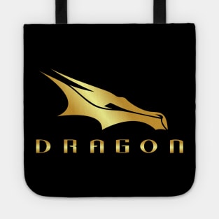 dragon spacex gold edition Tote