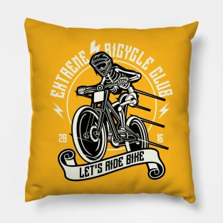 Extreme Bicycle Club Pillow