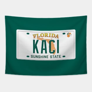 Kaci License Plate - FL Tapestry