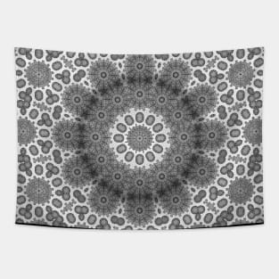 Magical black and white mandala 009 Tapestry