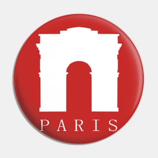 Paris (white) Pin