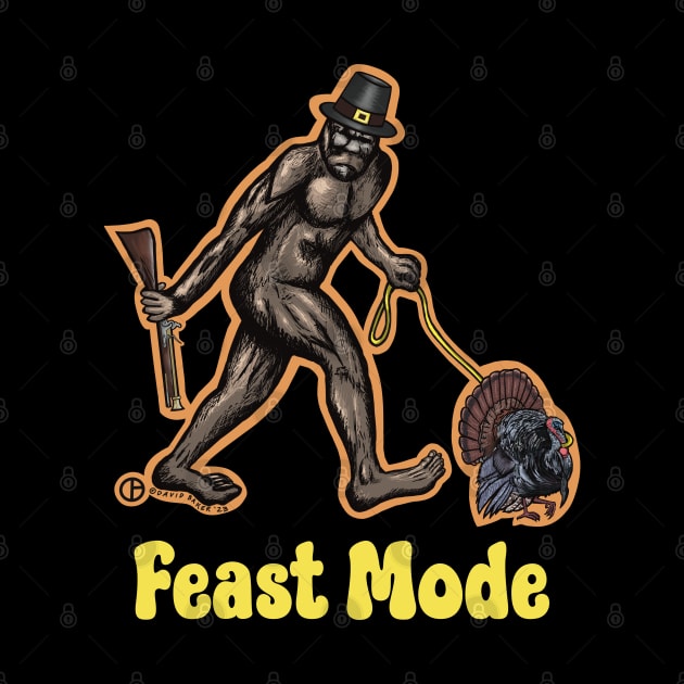 Feast Mode Bigfoot by Art from the Blue Room