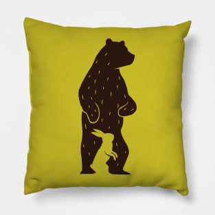 Bear and Bunny Pillow