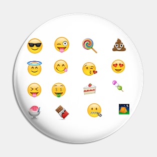 Emoji Stickers Pin