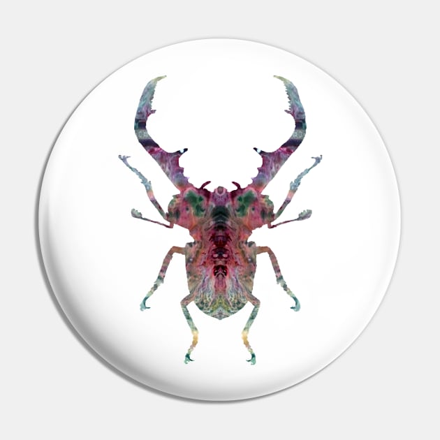 Stag Beetle Pin by BittenByErmines