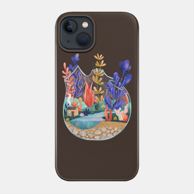 Wood Terrarium - Terrarium - Phone Case