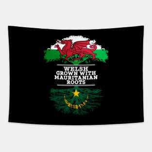 Welsh Grown With Mauritanian Roots - Gift for Mauritanian With Roots From Mauritania Tapestry