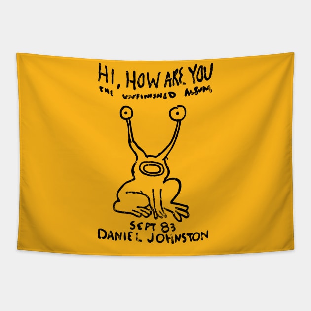 Hi How Are you - Daniel Johnston Tapestry by N2K'Q