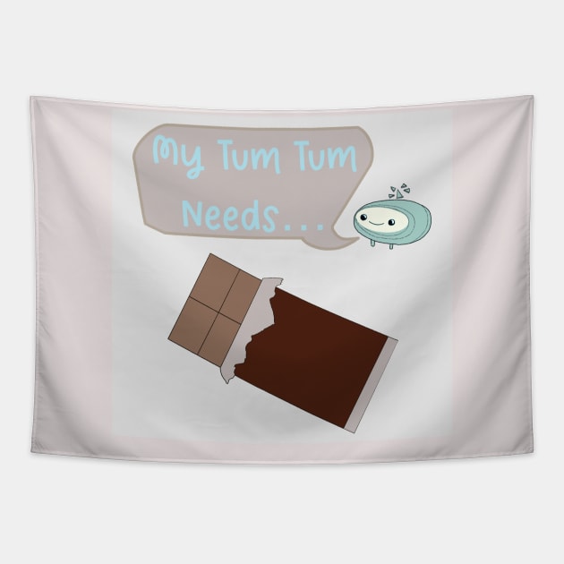 My Tum Tum Needs: Chocolate Tapestry by Noah Monroe