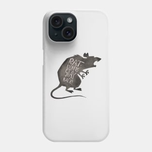 Rat Lickers Stay Back! Wear a Mask Phone Case