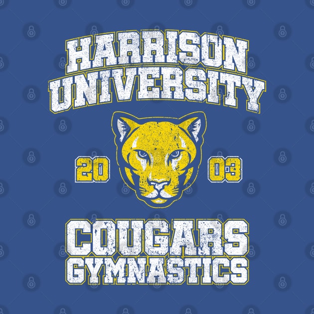 Harrison University Cougars Gymnastics (Variant) - Old School by huckblade