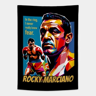 Rocky Marciano WPAP Tapestry