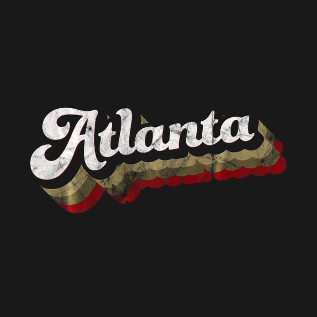 United Atlanta Soccer Original Design Baseball Retro by Chicu