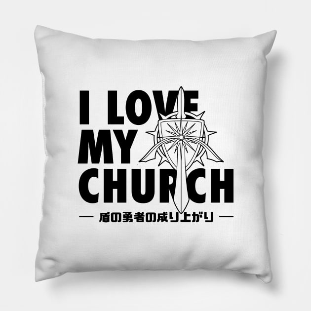 BD016 I Love My Four Heroes Church Pillow by breakout_design