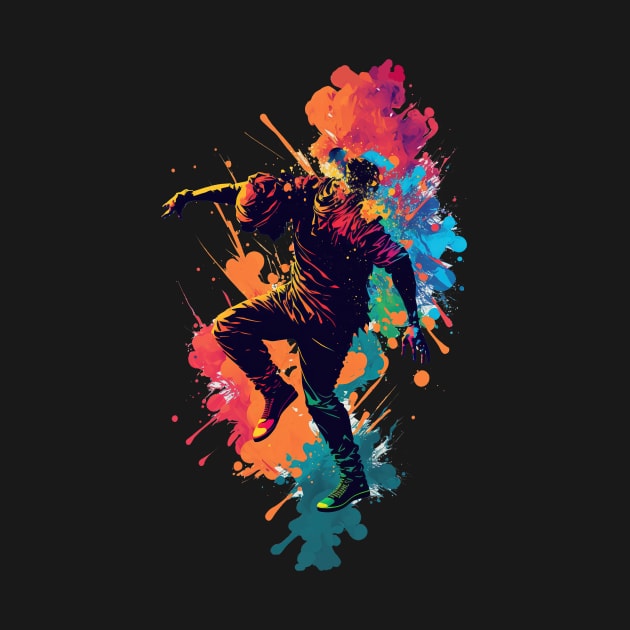 Street Dance - Color Burst 1 by i2studio