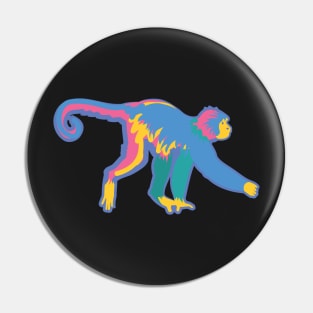 Colorful Monkey Pin