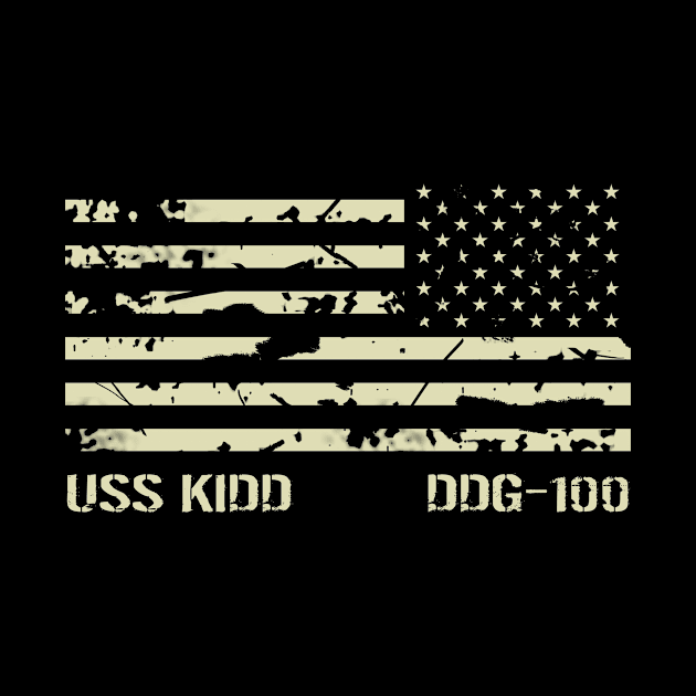 USS Kidd by Jared S Davies