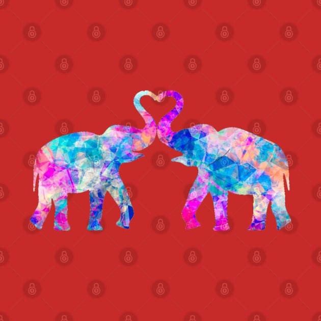 Lovely Colourful Elephant by Dreamer