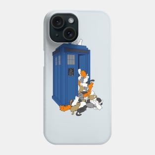 TARDIS and kittens Phone Case