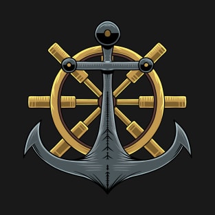 Anchor and Ship Steer T-Shirt