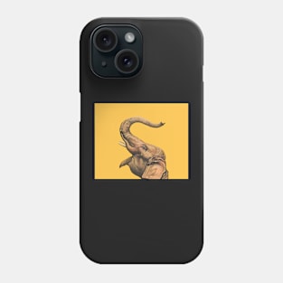 Circus Series Roaring Elephant Phone Case