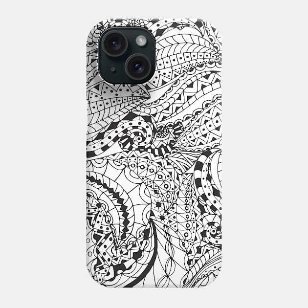 ABSTRACT DOODLING Phone Case by SUGARCOATED