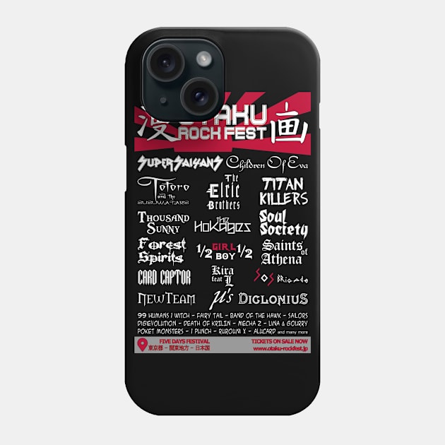 Otaku Rock Fest Phone Case by EagleFlyFree