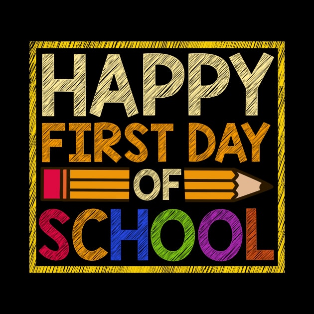 Happy First Day Of School - 1st Grade Gift by biNutz