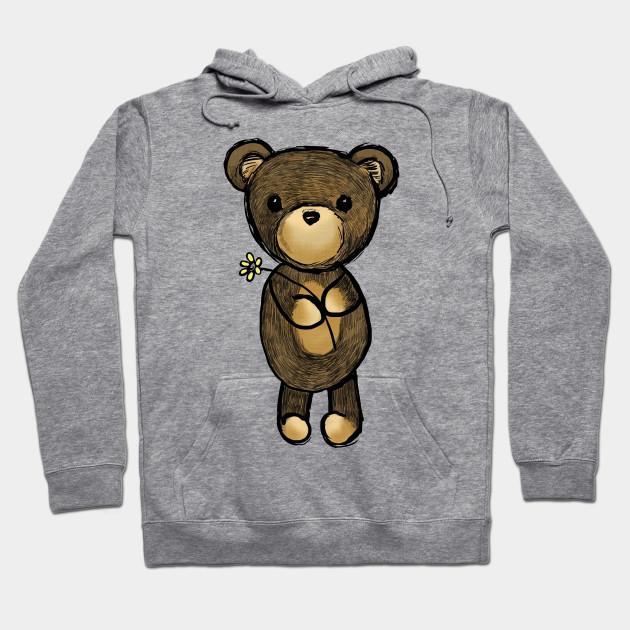 hoodie with teddy bear