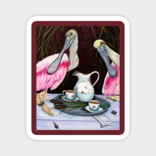 Spoonbills Magnet