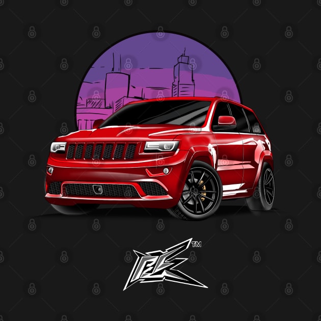 jeep cherokee srt8 red by naquash