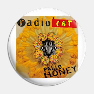 Radiocat cat cat club Pin