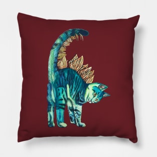 Stegosaurus Kitten Pillow