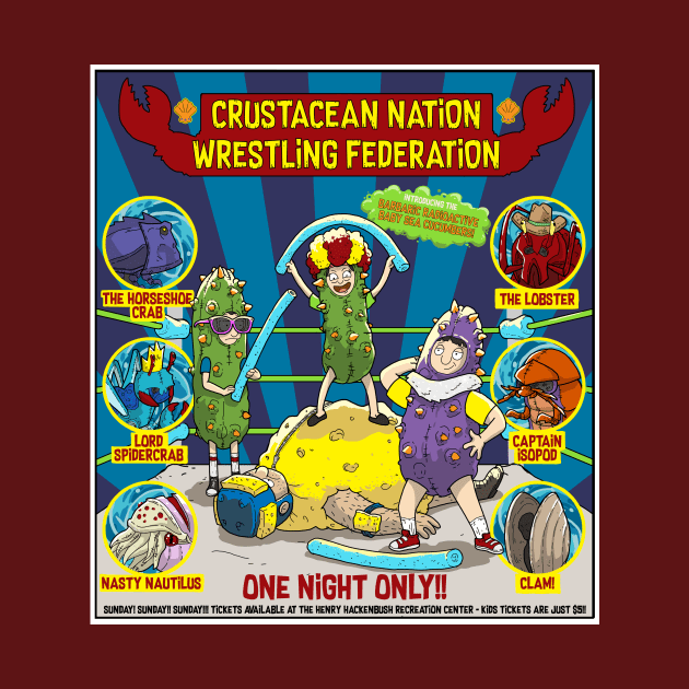 CRUSTACEAN NATION WRESTLING FEDERATION by leckydesigns