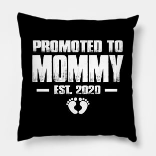 Promoted to Mommy 2020 Funny Mother's Day Gift Ideas For New Mom Pillow