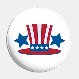 American Top Hat Pin