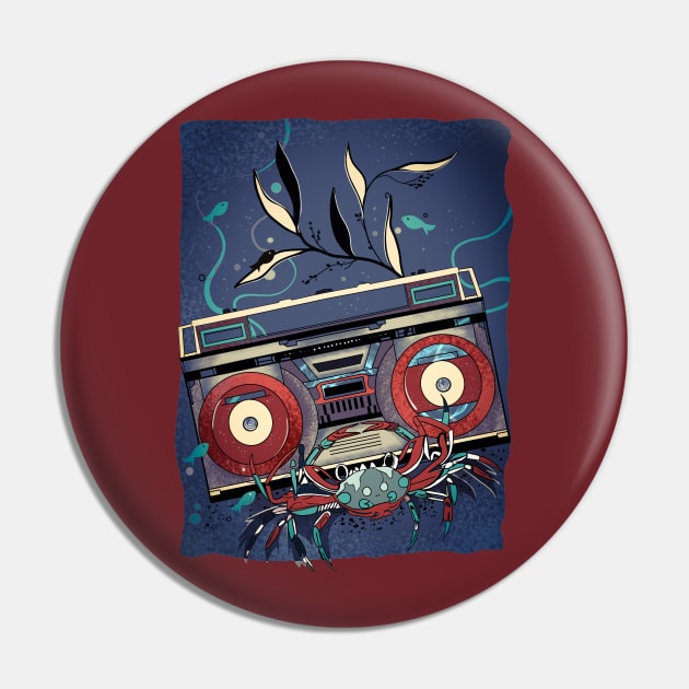 Blue boom box underwater and fishes Pin by jen28