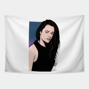 Kristen Stewart - An illustration by Paul Cemmick Tapestry