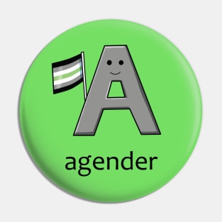 Agender Pin